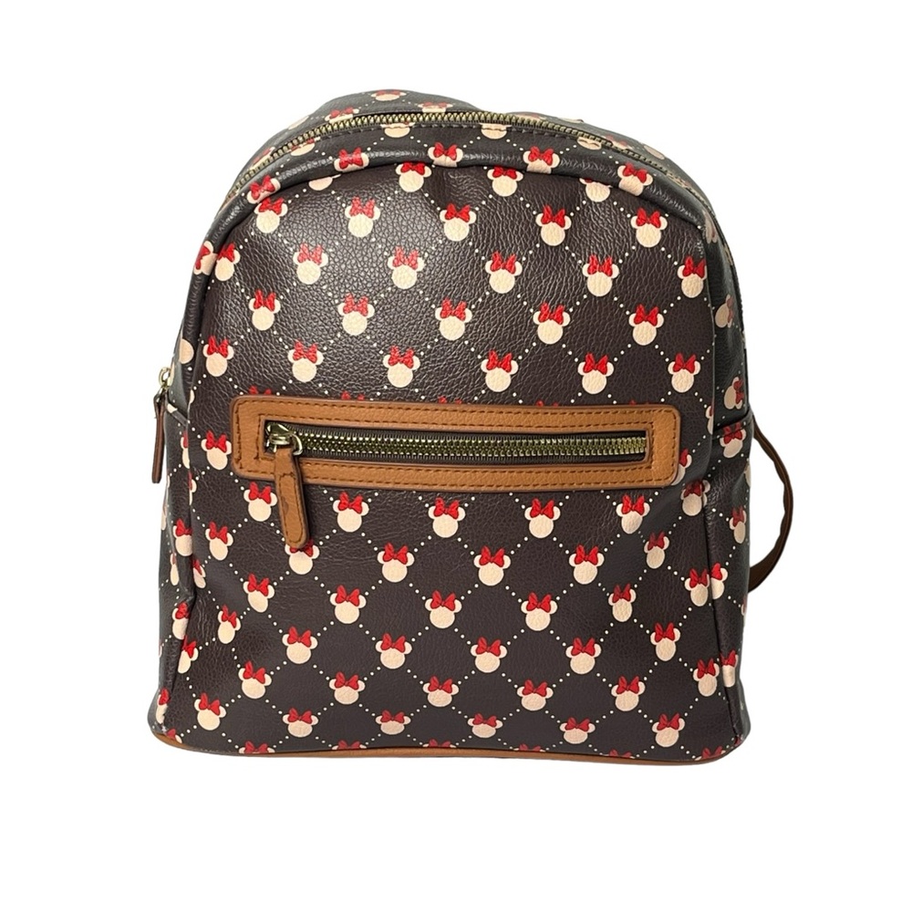 Disney Minnie Mouse Small Backpack Adjustable Straps‎ 10" Tall